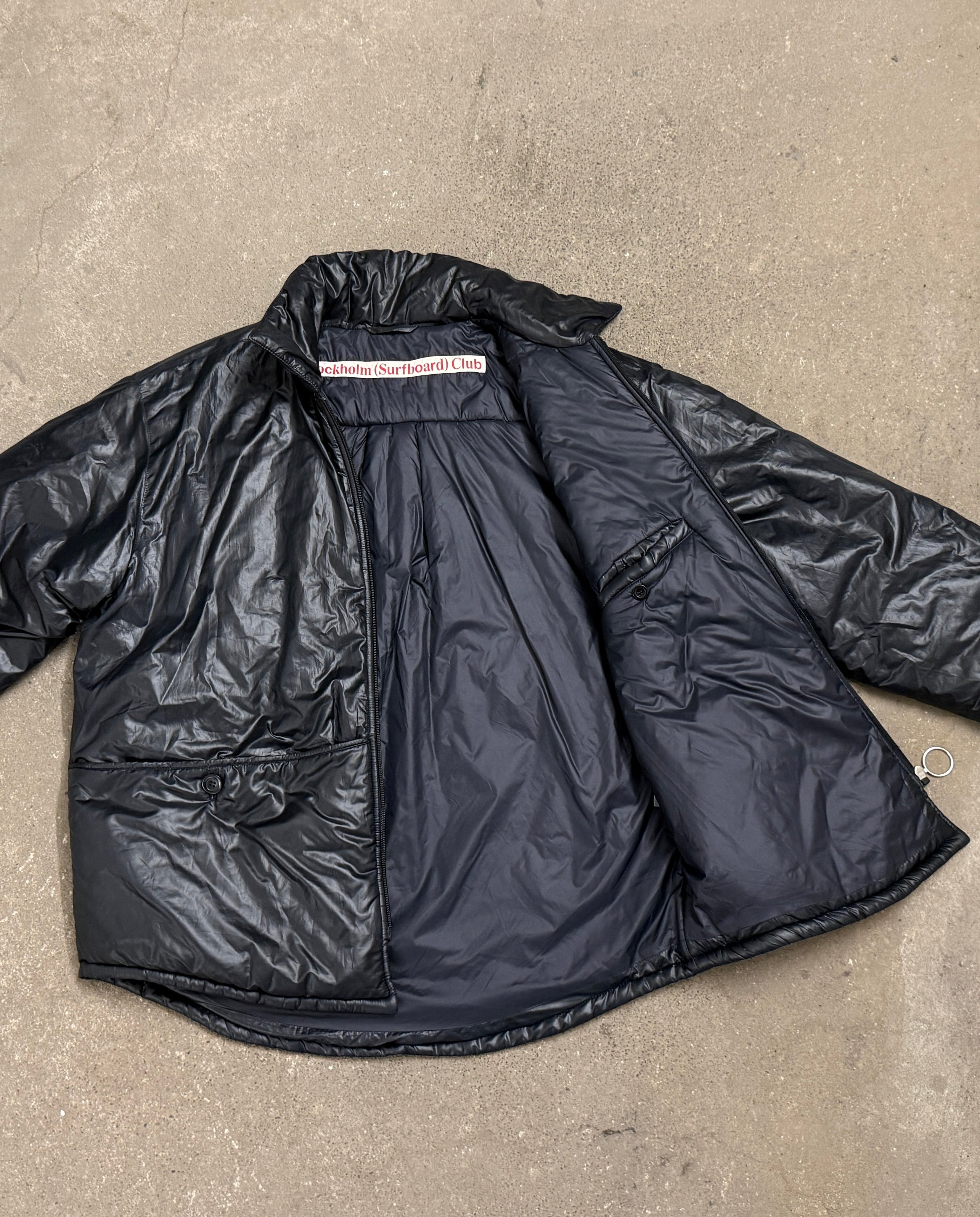 Stockholm Surfboard Club Halstone Black jacket – Ore Mi atelier