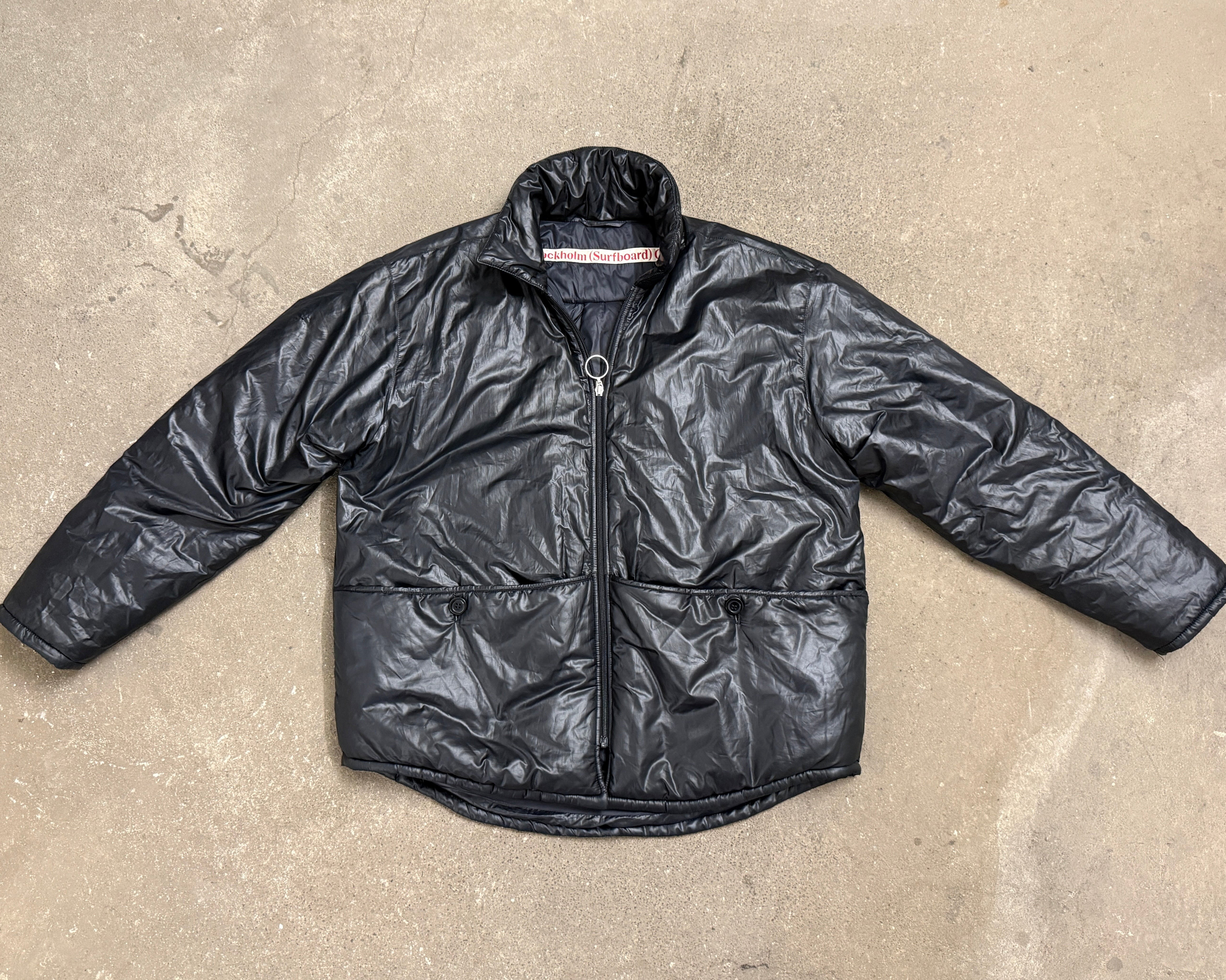 Stockholm Surfboard Club Halstone Black jacket – Ore Mi atelier